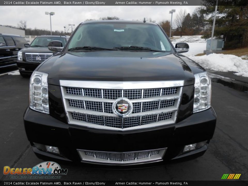2014 Cadillac Escalade Platinum AWD Black Raven / Ebony/Ebony Photo #2