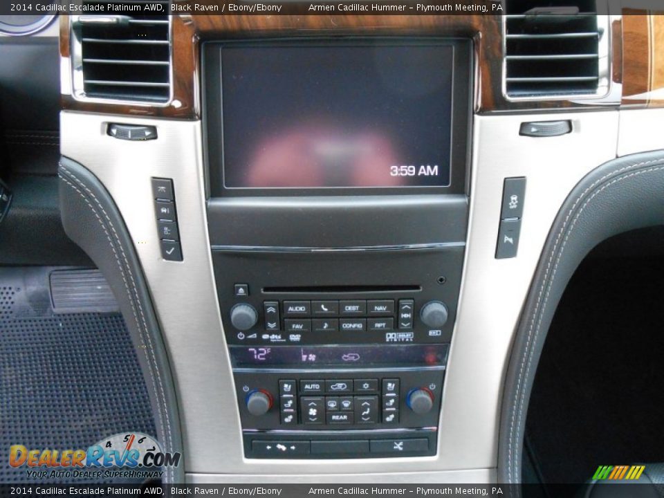 Controls of 2014 Cadillac Escalade Platinum AWD Photo #12