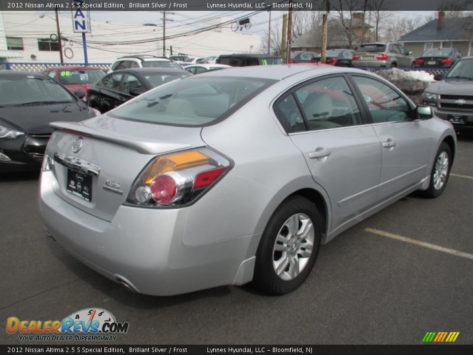 2012 Nissan Altima 2.5 S Special Edition Brilliant Silver / Frost Photo #4