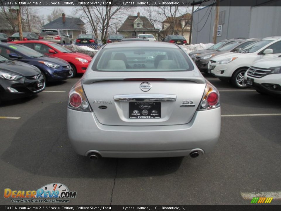 2012 Nissan Altima 2.5 S Special Edition Brilliant Silver / Frost Photo #5