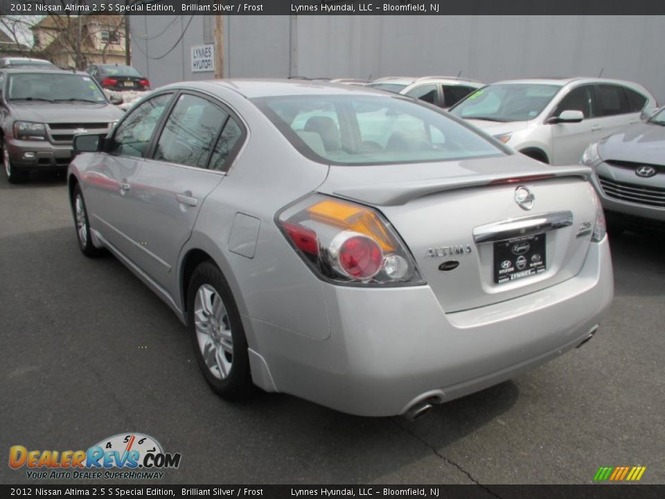 2012 Nissan Altima 2.5 S Special Edition Brilliant Silver / Frost Photo #6