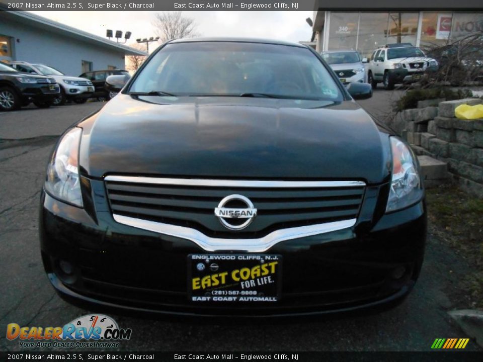 2007 Nissan Altima 2.5 S Super Black / Charcoal Photo #2