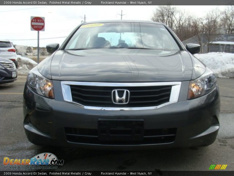 2009 Honda Accord EX Sedan Polished Metal Metallic / Gray Photo #2