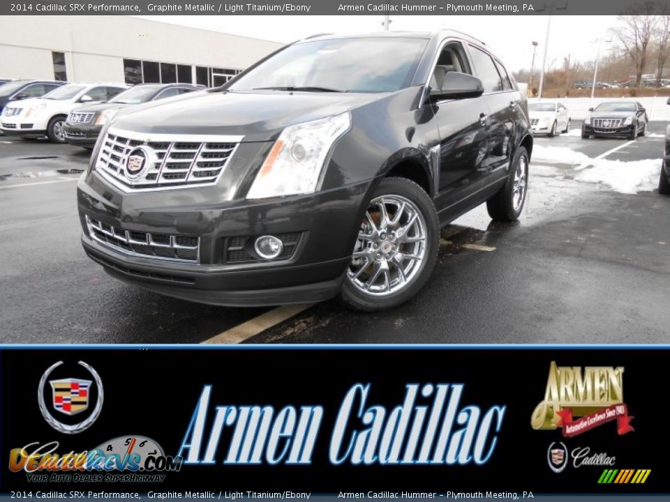 2014 Cadillac SRX Performance Graphite Metallic / Light Titanium/Ebony Photo #1