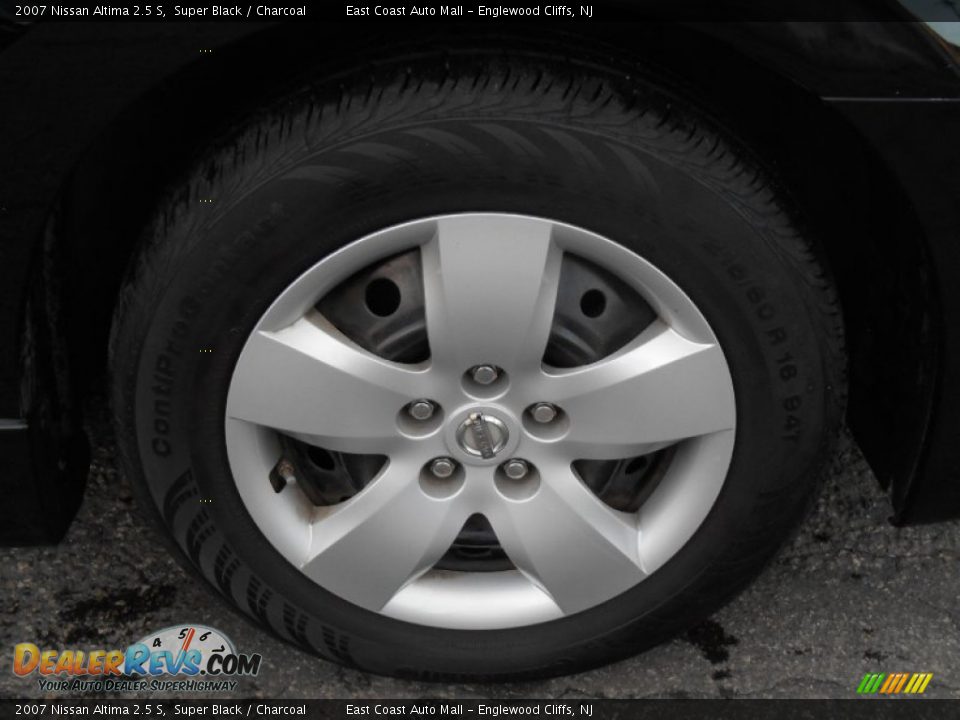 2007 Nissan Altima 2.5 S Super Black / Charcoal Photo #7