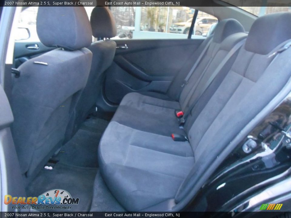 2007 Nissan Altima 2.5 S Super Black / Charcoal Photo #8