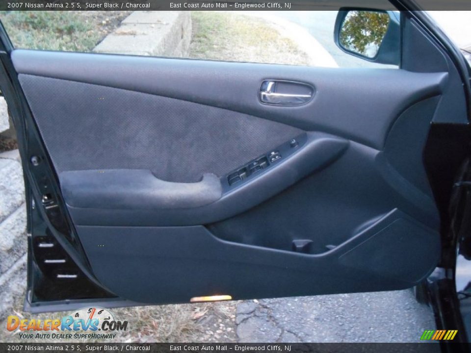 2007 Nissan Altima 2.5 S Super Black / Charcoal Photo #14