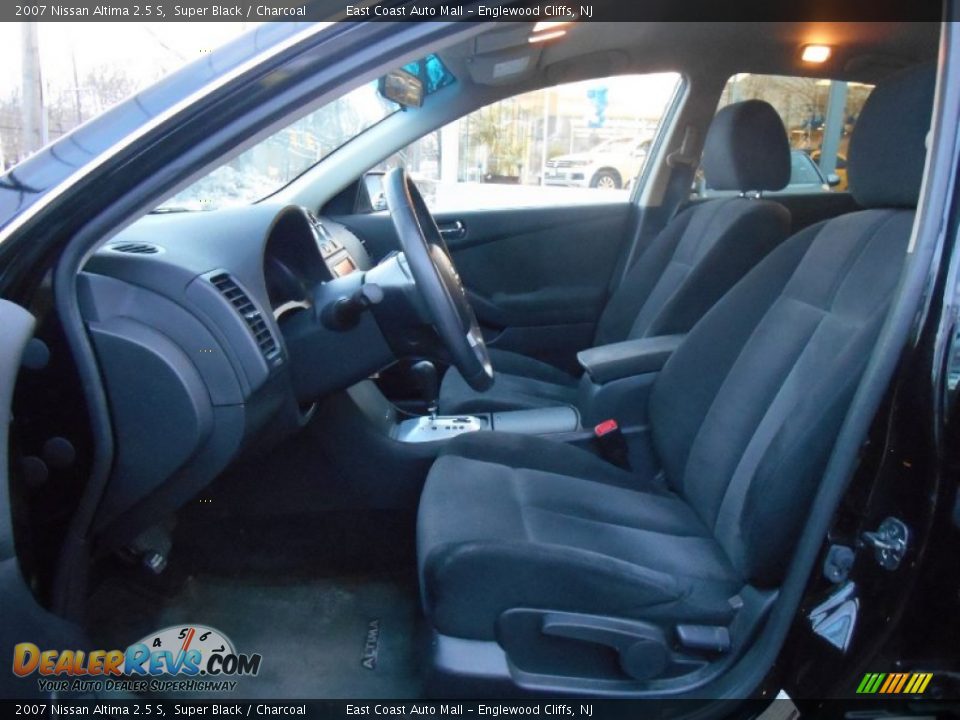 2007 Nissan Altima 2.5 S Super Black / Charcoal Photo #15