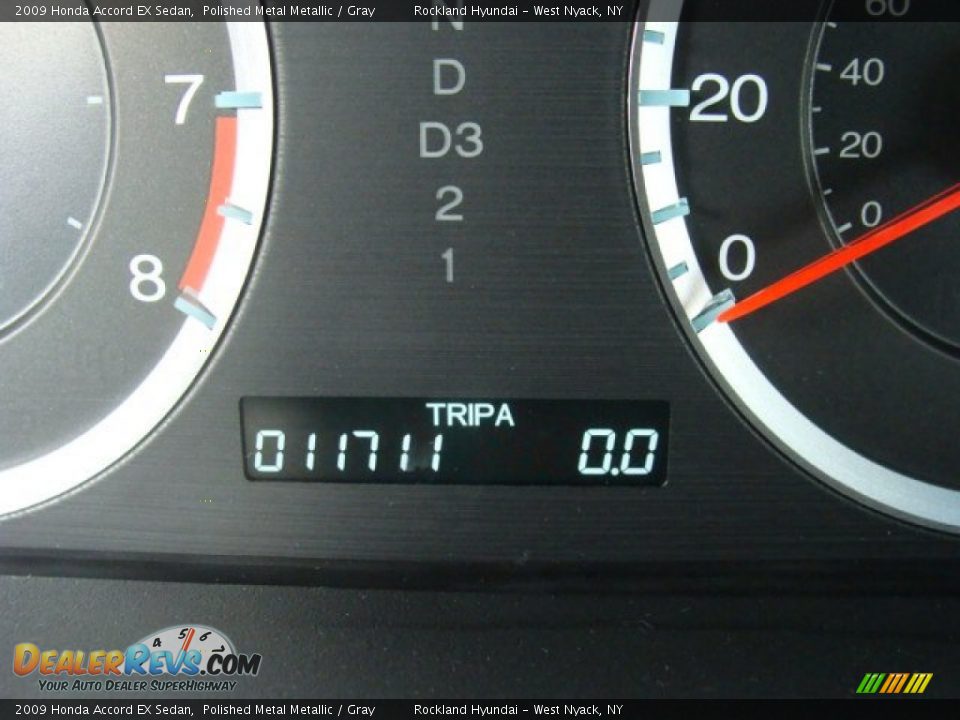 2009 Honda Accord EX Sedan Polished Metal Metallic / Gray Photo #16