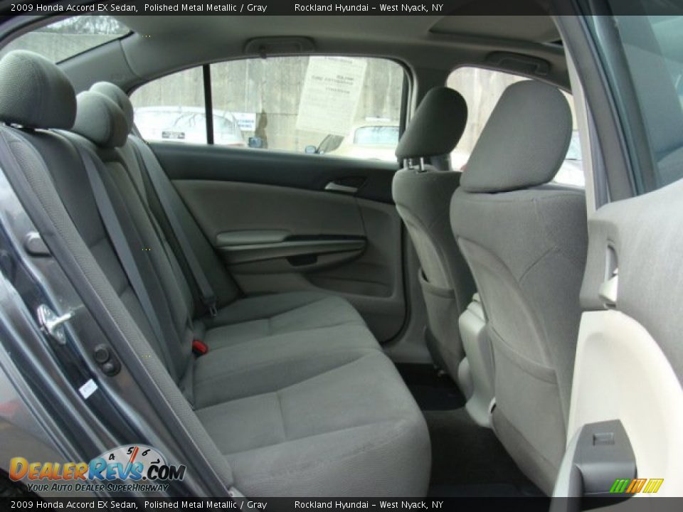 2009 Honda Accord EX Sedan Polished Metal Metallic / Gray Photo #22