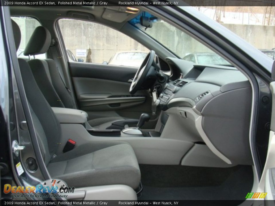2009 Honda Accord EX Sedan Polished Metal Metallic / Gray Photo #25