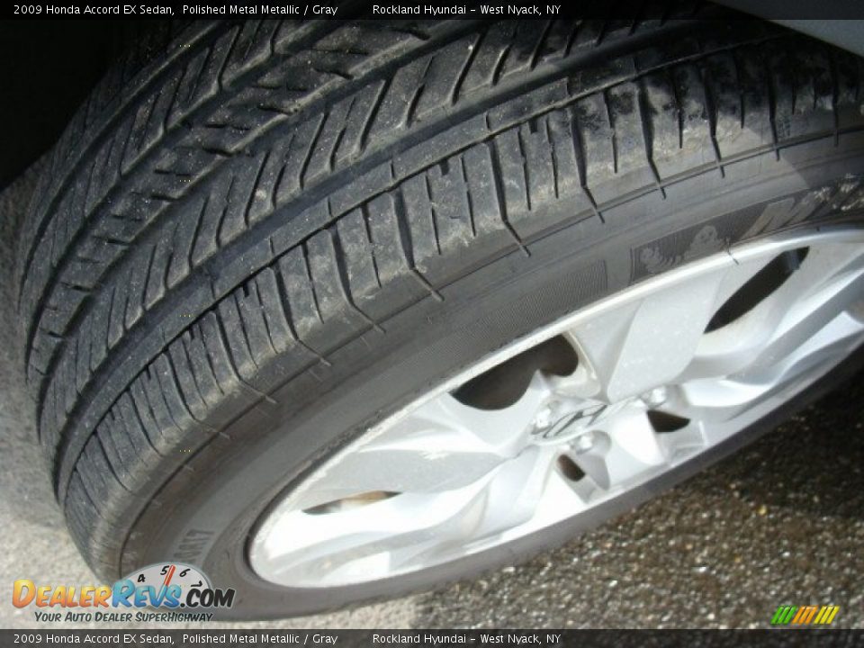 2009 Honda Accord EX Sedan Polished Metal Metallic / Gray Photo #27