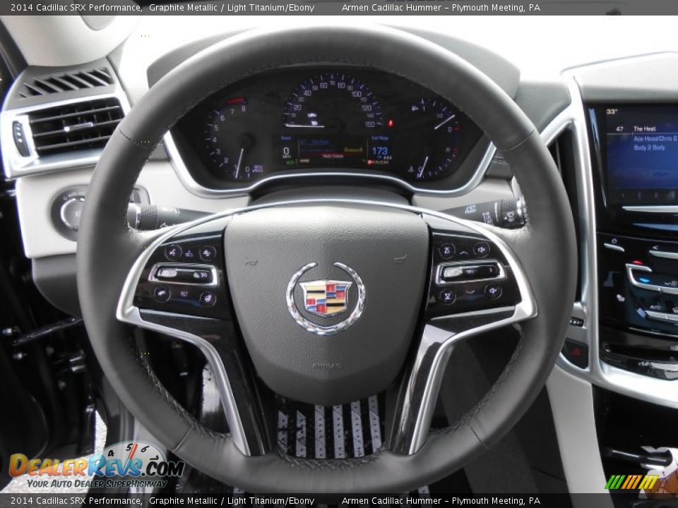 2014 Cadillac SRX Performance Graphite Metallic / Light Titanium/Ebony Photo #13