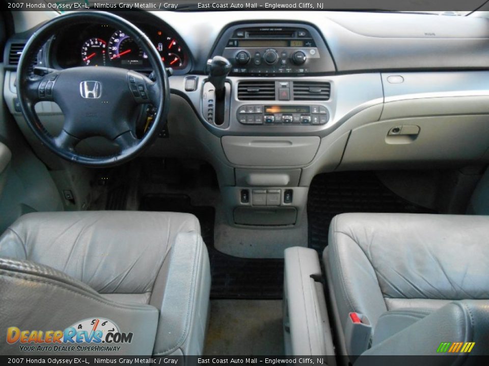 2007 Honda Odyssey EX-L Nimbus Gray Metallic / Gray Photo #9