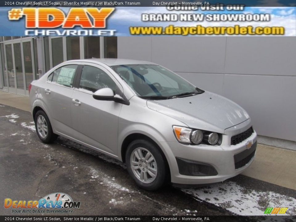 2014 Chevrolet Sonic LT Sedan Silver Ice Metallic / Jet Black/Dark Titanium Photo #1