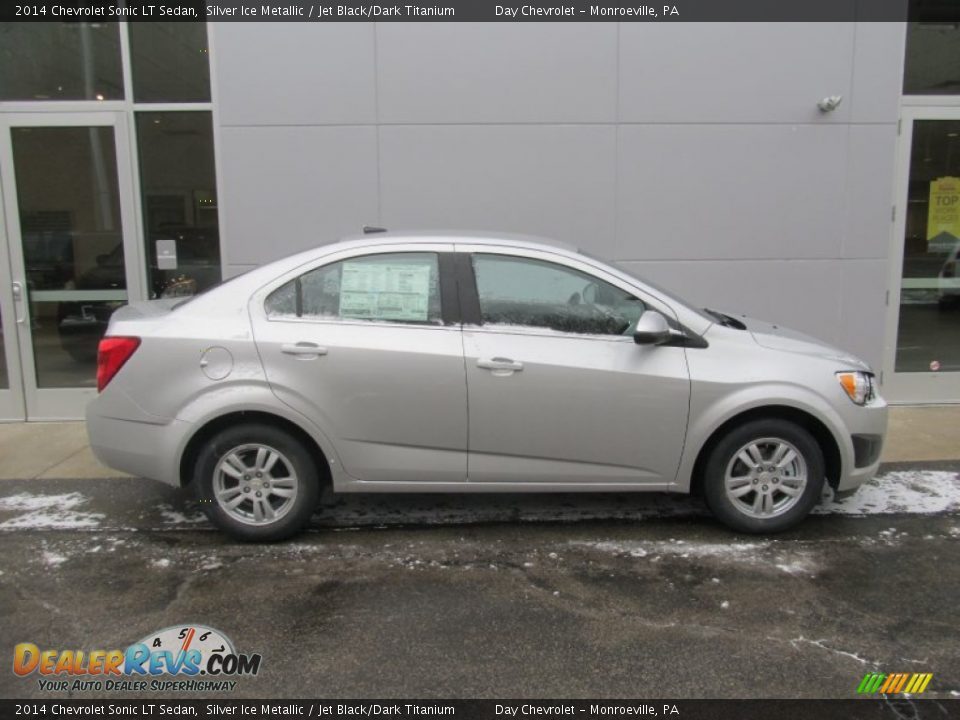 2014 Chevrolet Sonic LT Sedan Silver Ice Metallic / Jet Black/Dark Titanium Photo #2
