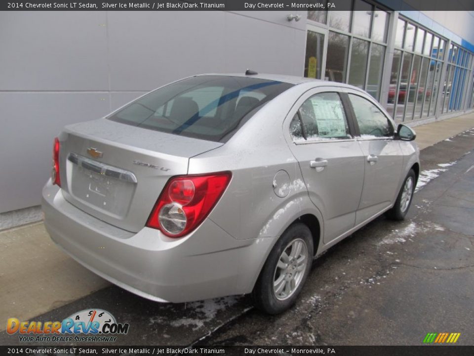2014 Chevrolet Sonic LT Sedan Silver Ice Metallic / Jet Black/Dark Titanium Photo #3