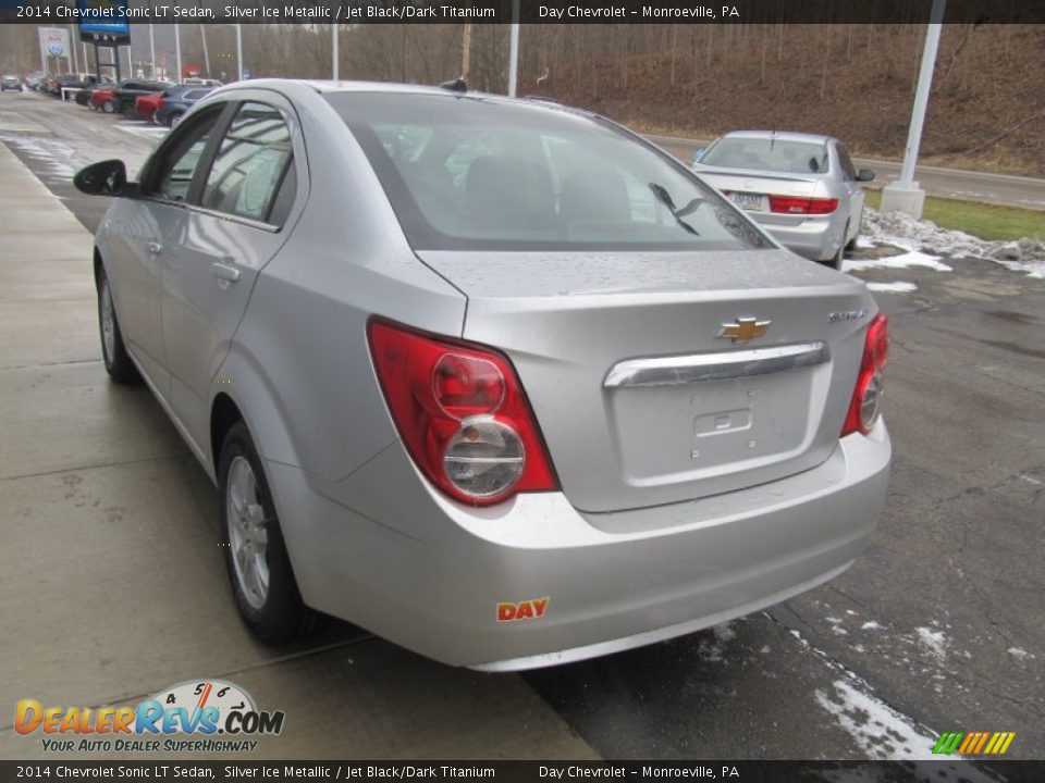 2014 Chevrolet Sonic LT Sedan Silver Ice Metallic / Jet Black/Dark Titanium Photo #5