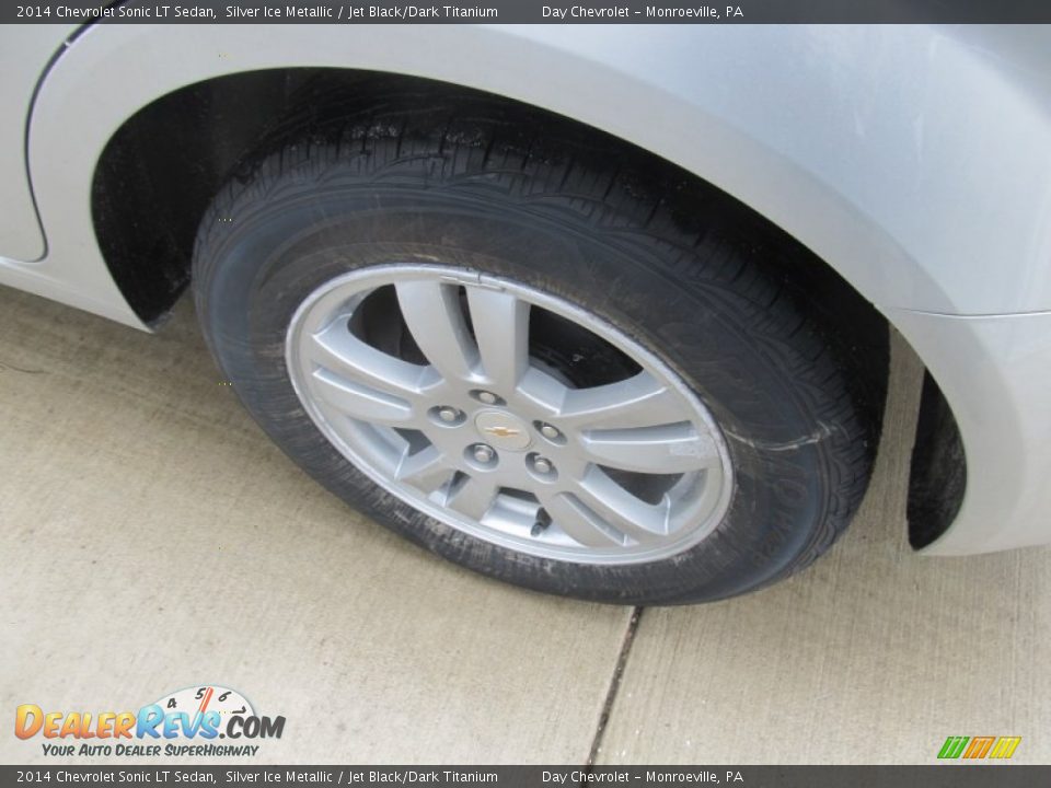 2014 Chevrolet Sonic LT Sedan Silver Ice Metallic / Jet Black/Dark Titanium Photo #6