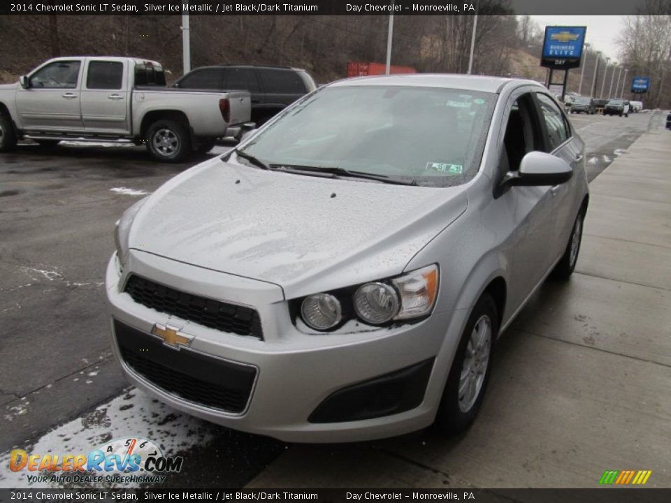 2014 Chevrolet Sonic LT Sedan Silver Ice Metallic / Jet Black/Dark Titanium Photo #7