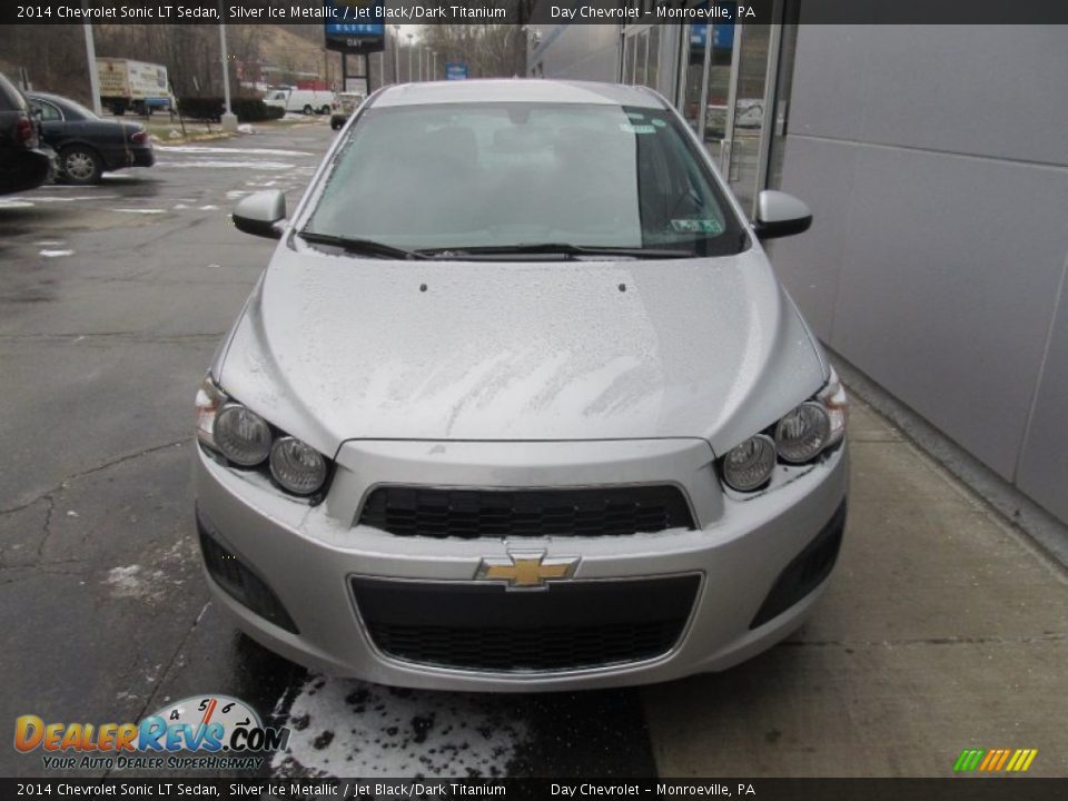 2014 Chevrolet Sonic LT Sedan Silver Ice Metallic / Jet Black/Dark Titanium Photo #8
