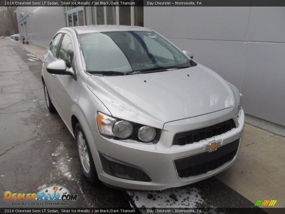 2014 Chevrolet Sonic LT Sedan Silver Ice Metallic / Jet Black/Dark Titanium Photo #9