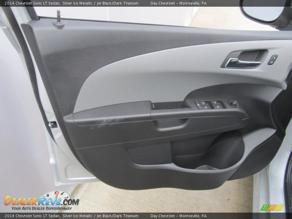 2014 Chevrolet Sonic LT Sedan Silver Ice Metallic / Jet Black/Dark Titanium Photo #10