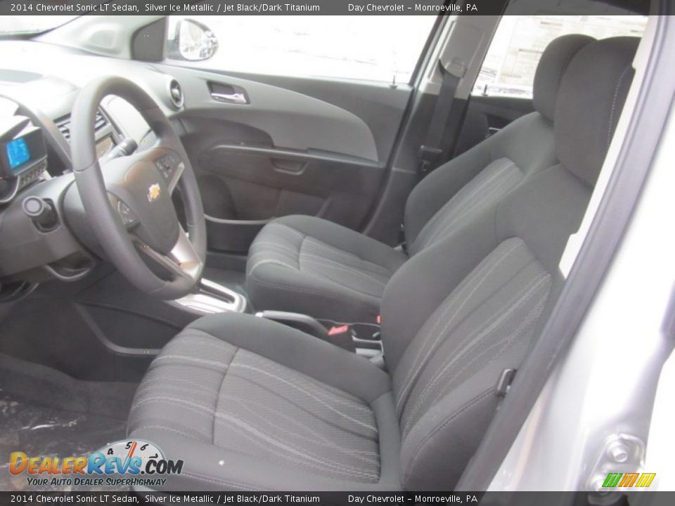 2014 Chevrolet Sonic LT Sedan Silver Ice Metallic / Jet Black/Dark Titanium Photo #11