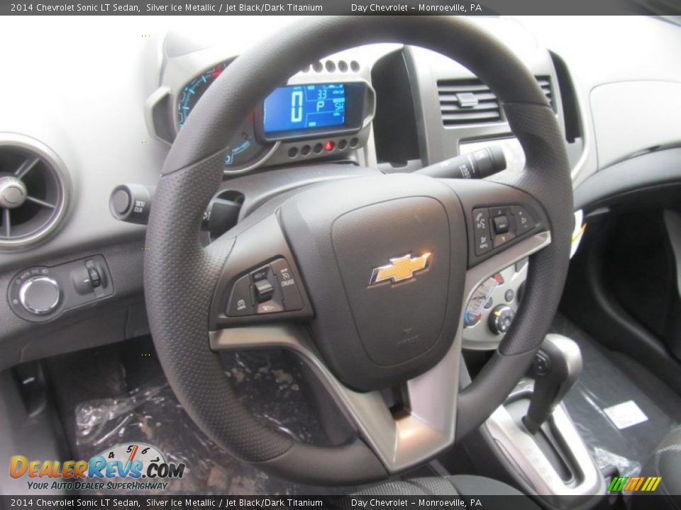 2014 Chevrolet Sonic LT Sedan Silver Ice Metallic / Jet Black/Dark Titanium Photo #14