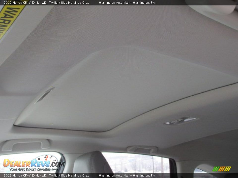 2012 Honda CR-V EX-L 4WD Twilight Blue Metallic / Gray Photo #11