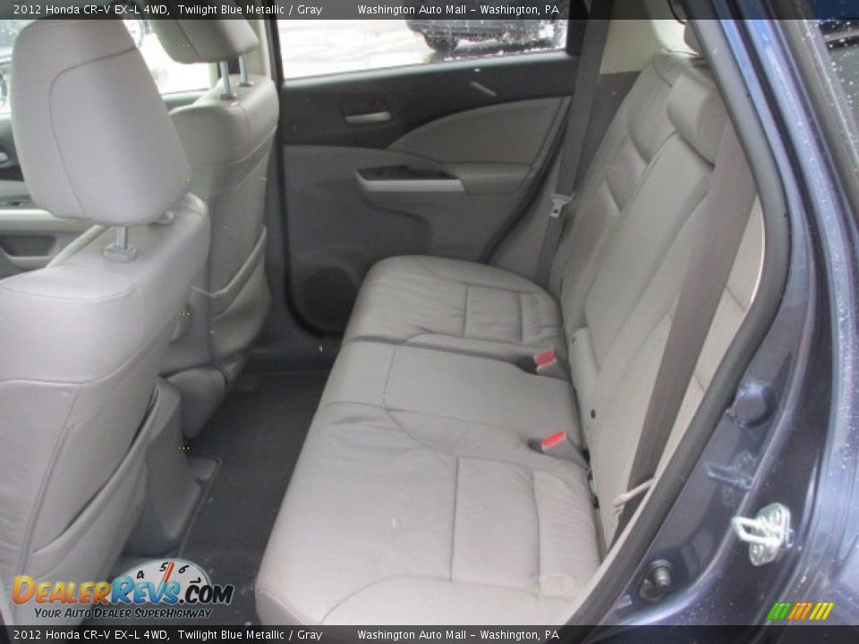 2012 Honda CR-V EX-L 4WD Twilight Blue Metallic / Gray Photo #16