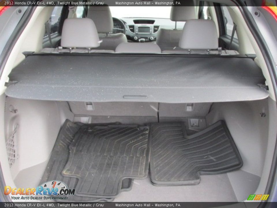 2012 Honda CR-V EX-L 4WD Twilight Blue Metallic / Gray Photo #17