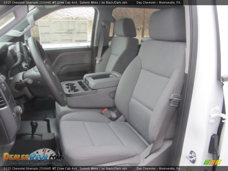 Front Seat of 2015 Chevrolet Silverado 2500HD WT Crew Cab 4x4 Photo #13