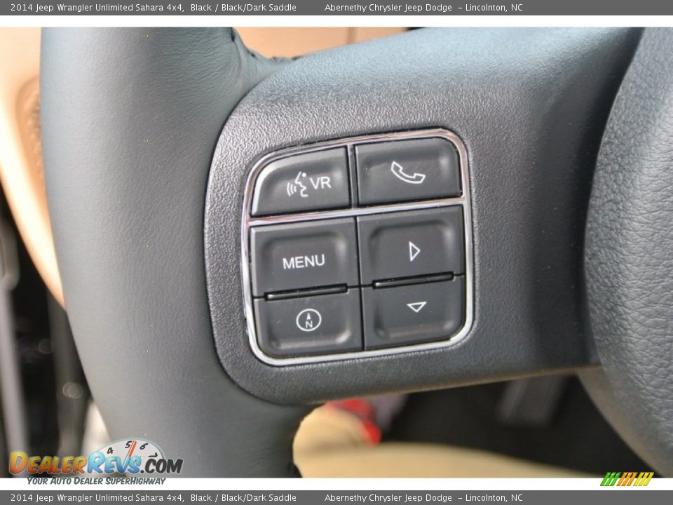 2014 Jeep Wrangler Unlimited Sahara 4x4 Black / Black/Dark Saddle Photo #14