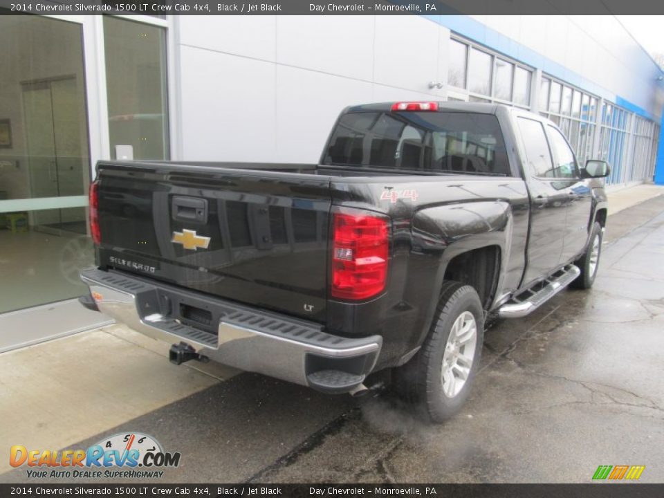 2014 Chevrolet Silverado 1500 LT Crew Cab 4x4 Black / Jet Black Photo #4