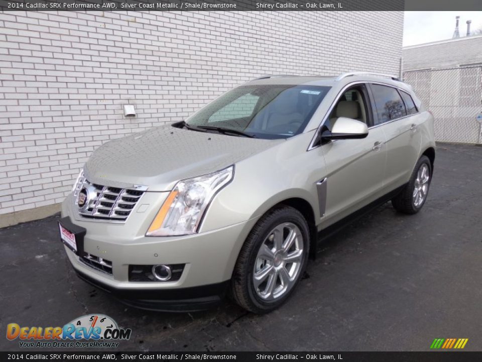 2014 Cadillac SRX Performance AWD Silver Coast Metallic / Shale/Brownstone Photo #1