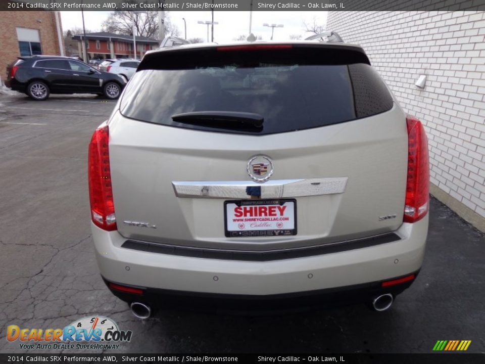 2014 Cadillac SRX Performance AWD Silver Coast Metallic / Shale/Brownstone Photo #5