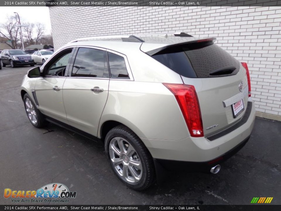 2014 Cadillac SRX Performance AWD Silver Coast Metallic / Shale/Brownstone Photo #6