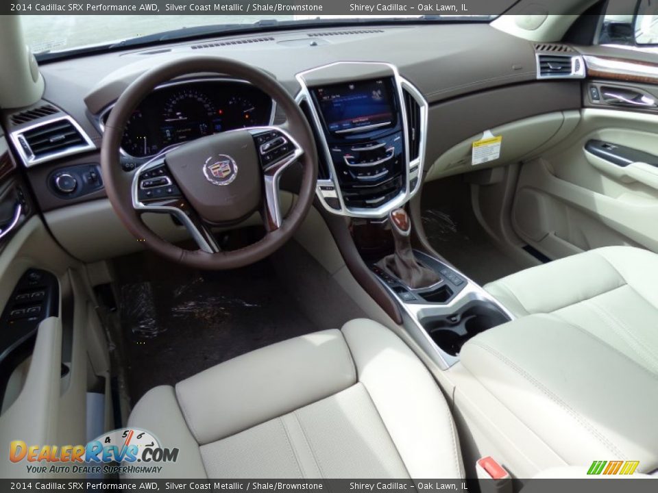 Shale/Brownstone Interior - 2014 Cadillac SRX Performance AWD Photo #10