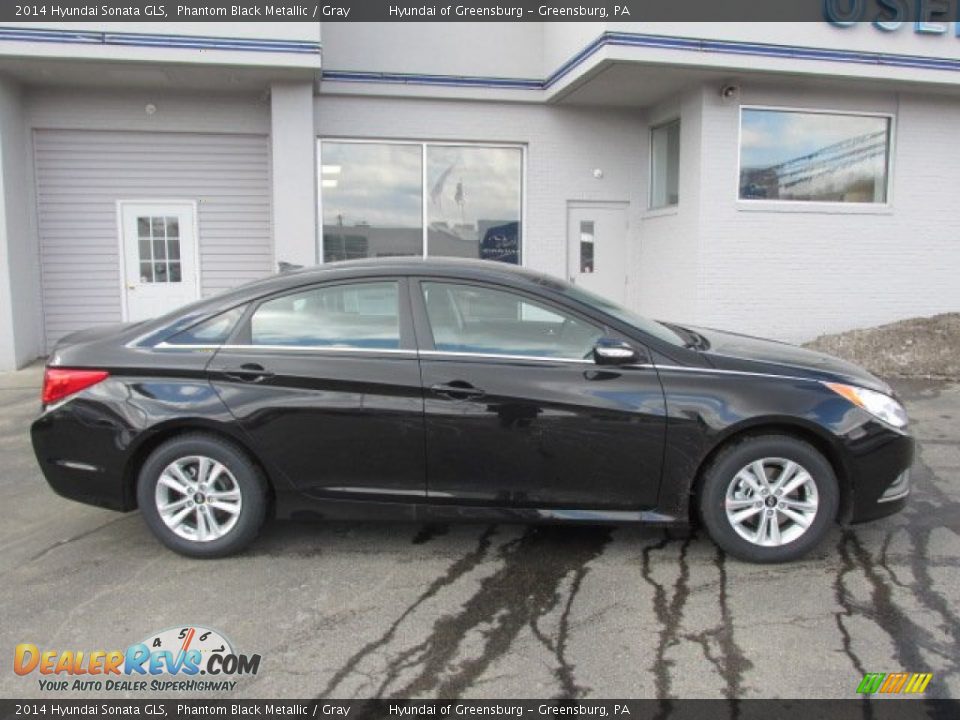 2014 Hyundai Sonata GLS Phantom Black Metallic / Gray Photo #2