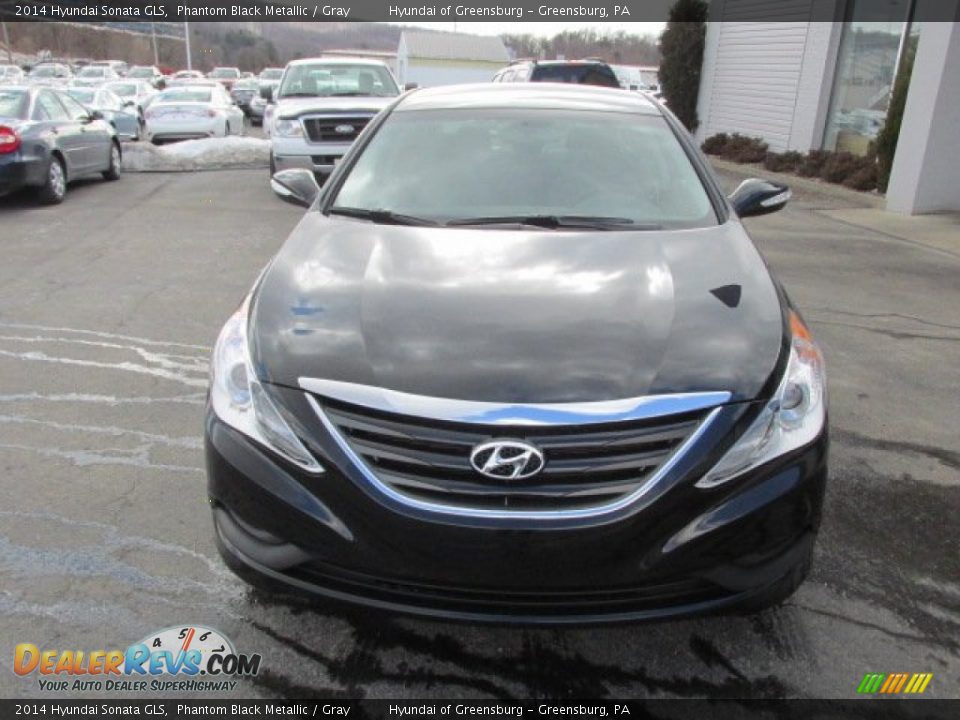 2014 Hyundai Sonata GLS Phantom Black Metallic / Gray Photo #4