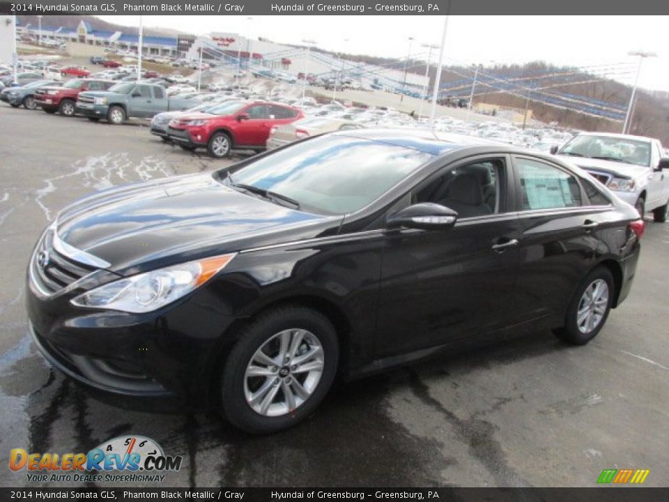 2014 Hyundai Sonata GLS Phantom Black Metallic / Gray Photo #5