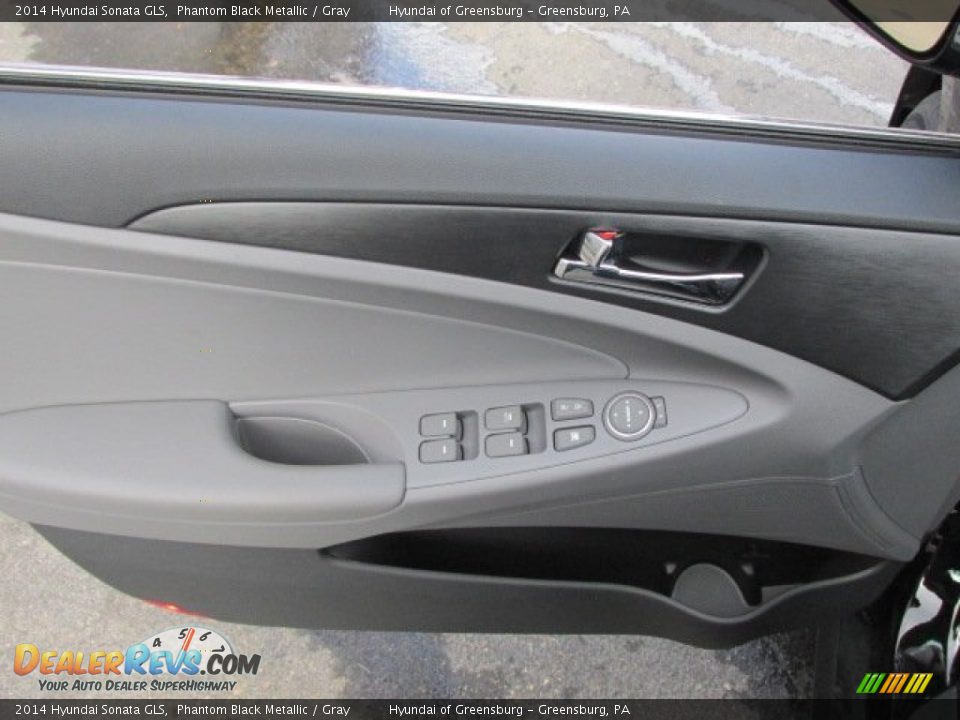 2014 Hyundai Sonata GLS Phantom Black Metallic / Gray Photo #8