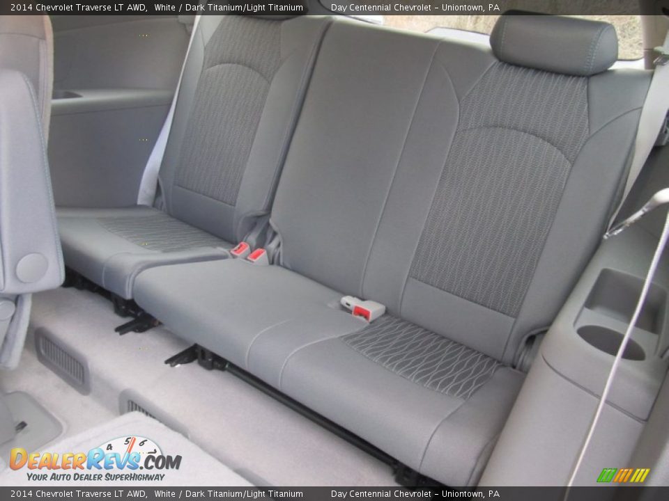 2014 Chevrolet Traverse LT AWD White / Dark Titanium/Light Titanium Photo #14