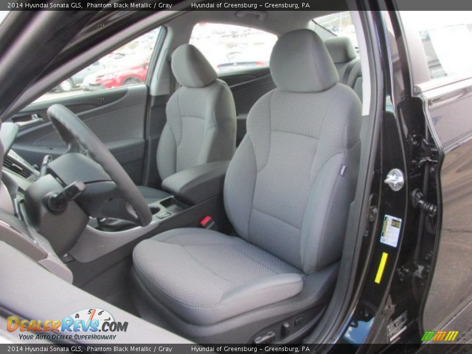 2014 Hyundai Sonata GLS Phantom Black Metallic / Gray Photo #9
