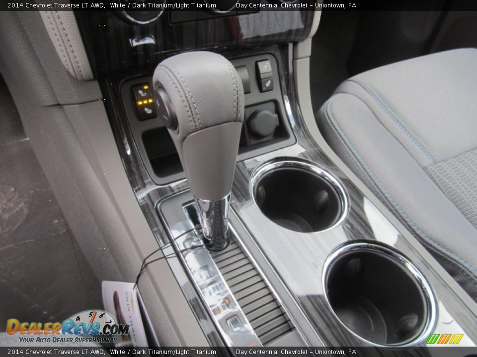 2014 Chevrolet Traverse LT AWD White / Dark Titanium/Light Titanium Photo #16