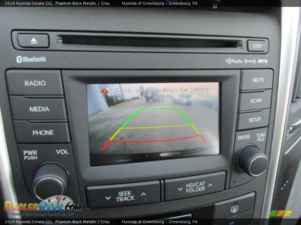 2014 Hyundai Sonata GLS Phantom Black Metallic / Gray Photo #13