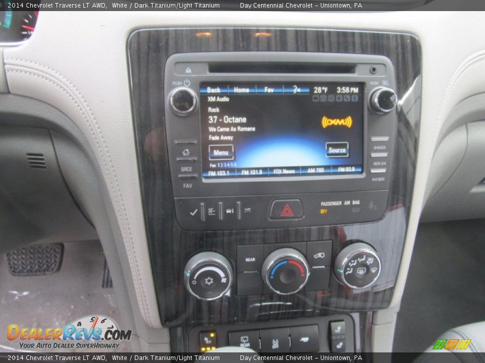 2014 Chevrolet Traverse LT AWD White / Dark Titanium/Light Titanium Photo #17