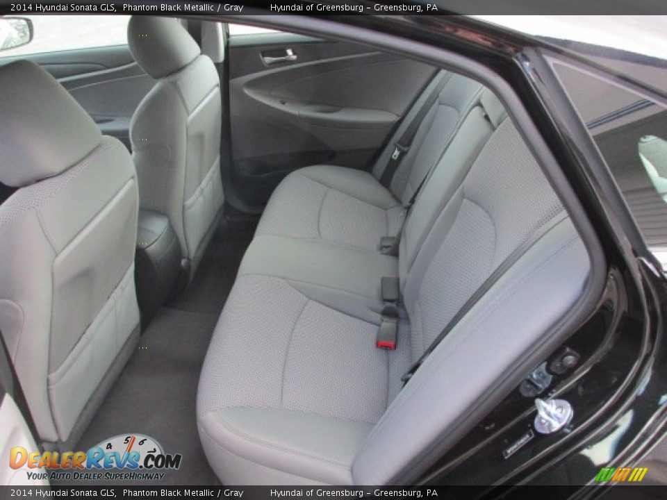 2014 Hyundai Sonata GLS Phantom Black Metallic / Gray Photo #14