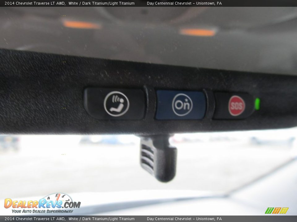 2014 Chevrolet Traverse LT AWD White / Dark Titanium/Light Titanium Photo #18
